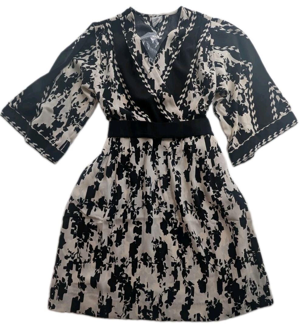 Cabi X-Factor Womens Size XS Dress Black/White
